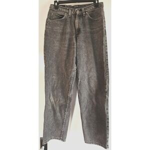 Vintage AUTHENTIC BRITTANIA USA made W29 L 28 men tapered black wash jeans